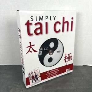 New Simply Tai Chi Box Set Hinkler Books 64 Pages, 40 Minute DVD Graham Bryant